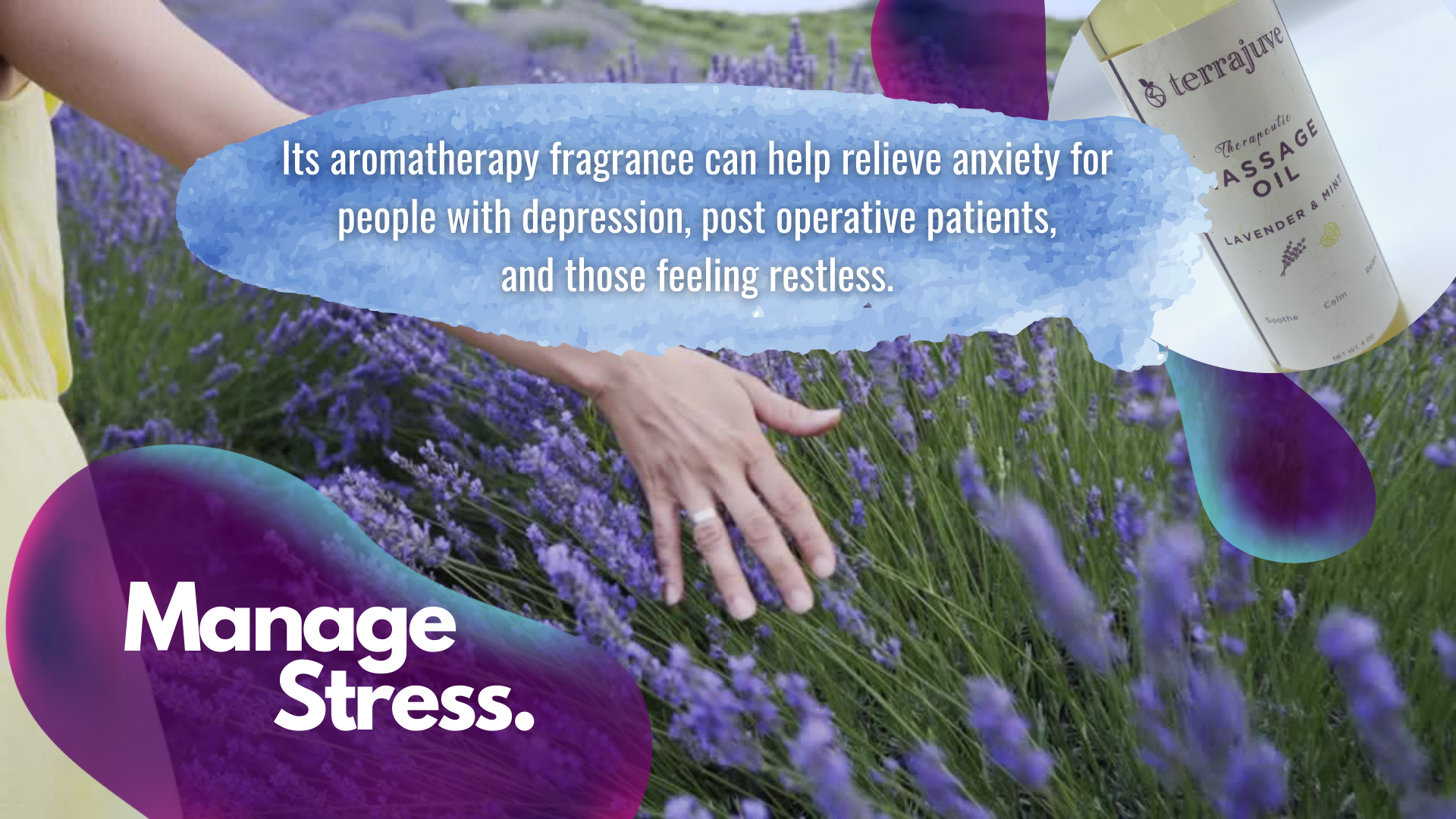 Lavender and Mint Therapeutic Massage Oil