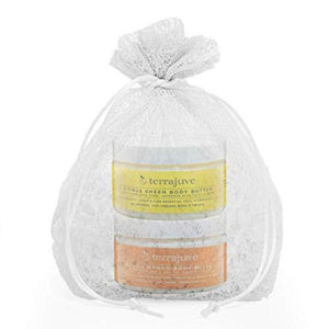 Cocoa Mango & Lemon Body Butter Pure, Natural and Organic Wrapped in Organza Bag