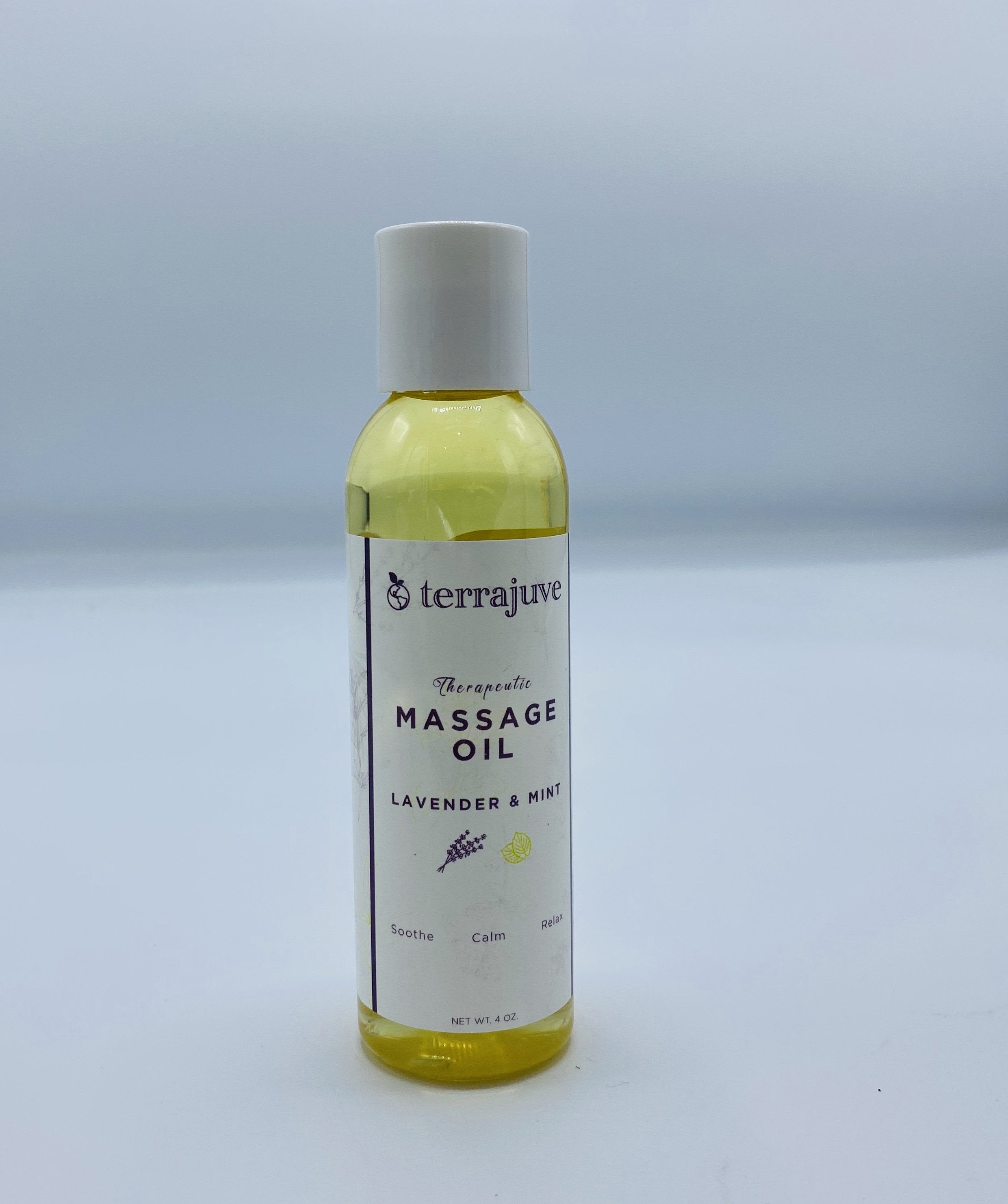 Lavender and Mint Therapeutic Massage Oil