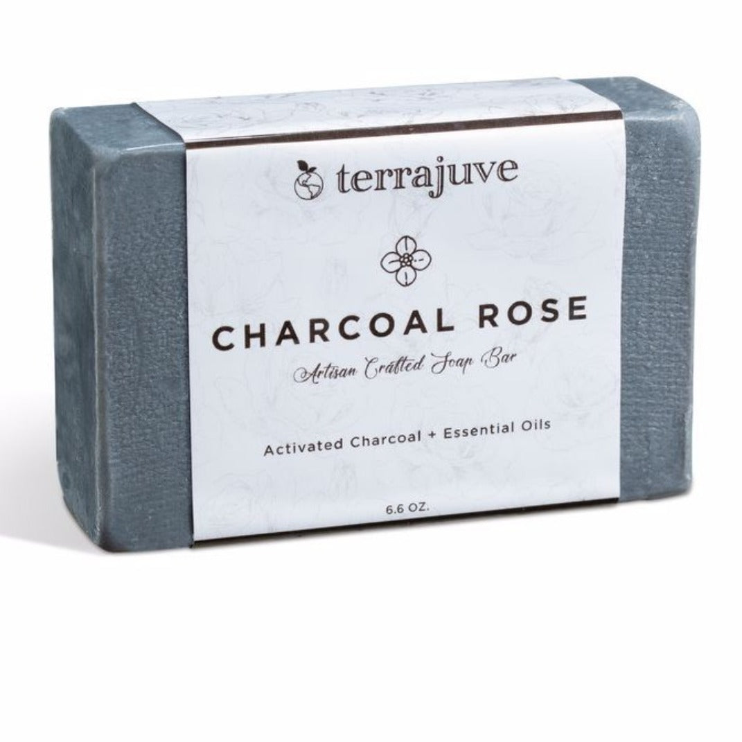 6.6 oz,  Large Activated Charcoal Artisan Bar Soap, All Natural, 100% Organic, Made in the USA