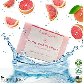 6.4 oz,  Large Vitamin C Triple Butter Soap with Grapefruit Peel Powder, All Natural, 100% Organic, Made in the USA